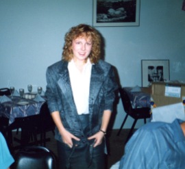 1989 18th birthday permed hair!